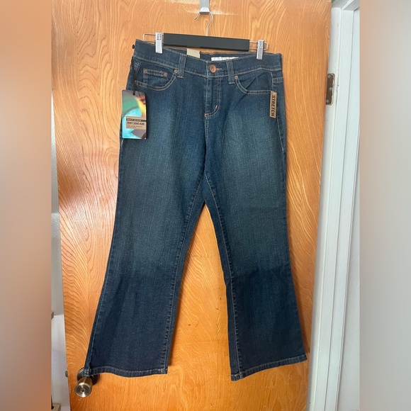 Dkny soho Blue Flare Wide Leg Jeans 10R - Picture 1 of 9